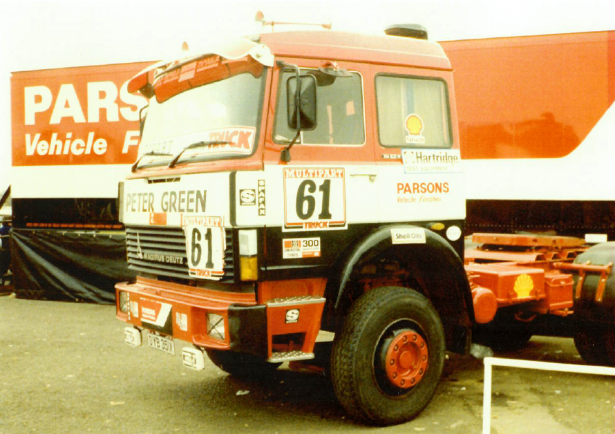 Peter Green Chilled vehicles over the years.